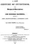 [Gutenberg 42951] • A New Century of Inventions / Being Designs & Descriptions of One Hundred Machines, Relating to Arts, Manufactures, & Domestic Life